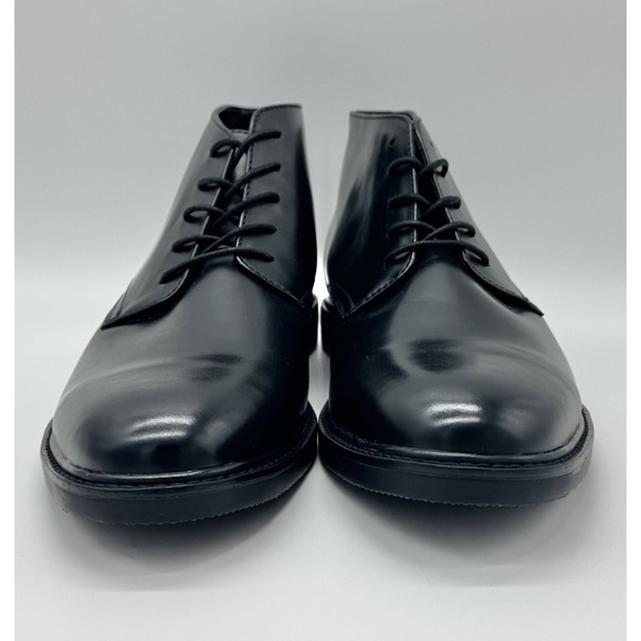 Kenneth Cole Reaction Black Leather Chukka Boots Men\'s Size 12 Lace Up main image 6